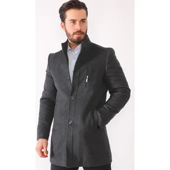 Pánský zimní kabát Pánský kabát Dewberry dewberry šedá 3472030