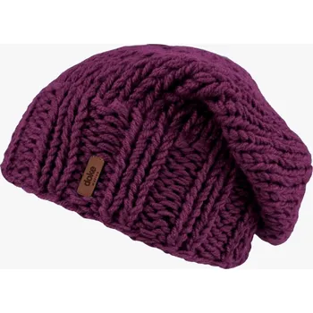 Čepice Doke Merino pletená čepice roy burgund Velikost: Pro dospělé (vhodné i pro děti od 12 let)