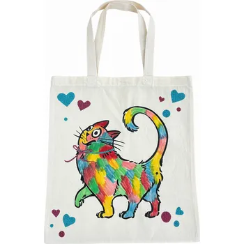 kreativní sada Davona Textilní tašky kočky pro kreativní tvoření