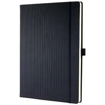 Zápisník Záznamní kniha Sigel Conceptum - Hardcover, A5, linkovaná, černá