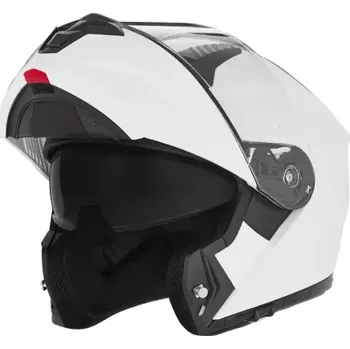 Helma na motorku BRUNOX přilba N968, NOX (bílá, vel. 2XL)