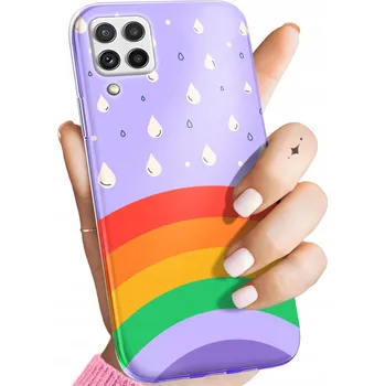 Pouzdro na mobilní telefon Zadní Kryt Hello Case pro Samsung Galaxy A22 vícebarevný