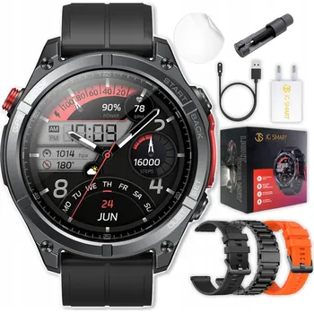 Chytré hodinky JG Smart Chytré Hodinky Chytré Hodinky GPS, černé