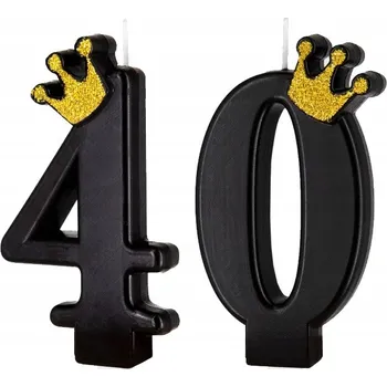 Dortová svíčka Svíčky na 40. narozeniny Narozeninové svíčky Dort