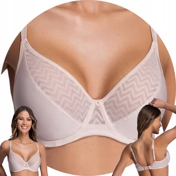 Podprsenka Ava podprsenka s měkkými košíčky béžová velikost 85G