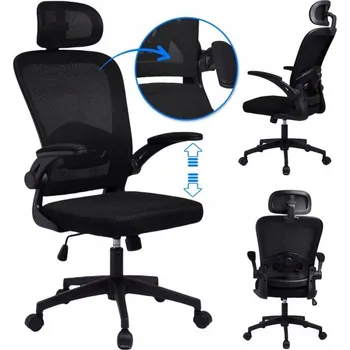 Otočná kancelářská židle Ecarla černá