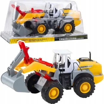 autíčko Stavební stroj Rýpadlo-nakladač s pohyblivou lžící