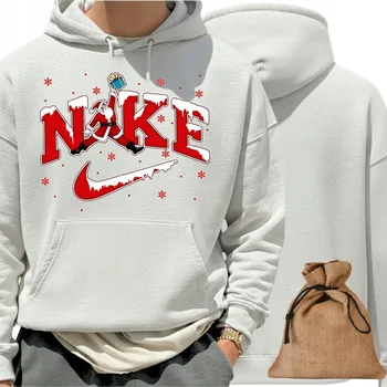 Pánská mikina Pánská vánoční mikina MIKINA Cicho Santa's DÁREK Grinch XL