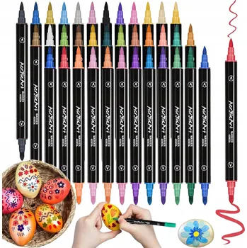 AKRYLOVÉ FIXY FIXY BARVOVÉ FIXY, 3 6 Ks , OBOUSTRANNÉ, VODĚODOLNÉ