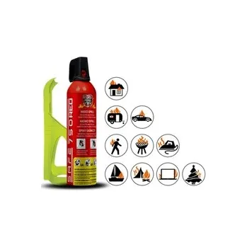 Hasicí přístroj Hasicí sprej SAFE 750 RED 750ml pěnový + držák 75F