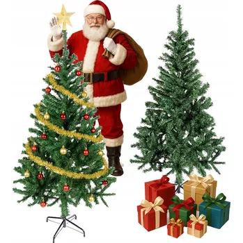 Vánoční stromek Umělý vánoční stromek jedle zelená 150 cm