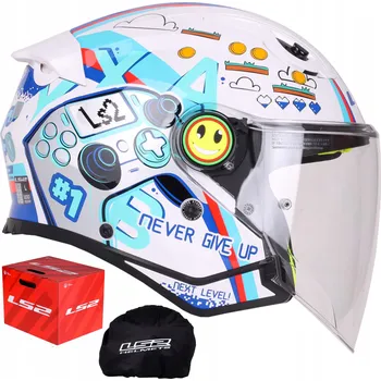 Helma na motorku DĚTSKÁ OTEVŘENÁ MOTO PŘILBA LS2 OF622 FUNNY II Next Level JET