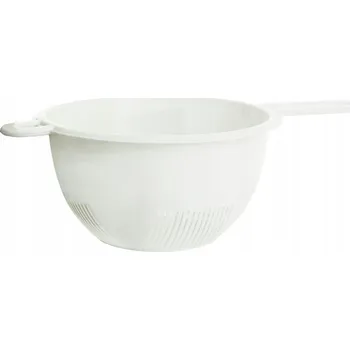 Cedník a síto PLAST TEAM Sítko, cedník s rukojetí 23 cm bílý