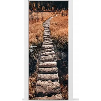 Fototapeta Fólie/Nálepka na VNĚJŠÍ dveře NÁBYTKOVÁ samolepicí SNADNÁ APLIKACE