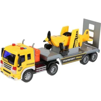 Hračka pro nejmenší Kamion s letadlem na baterie