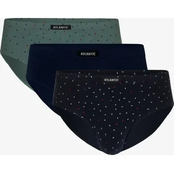 Slipy ATLANTIC MP-142 Klasické slipy 3 kusy bavlna M