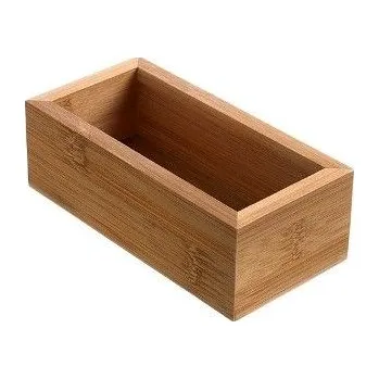 Jednorázové nádobí Bambusový box hranatý Leone 153/77/50mm 1ks