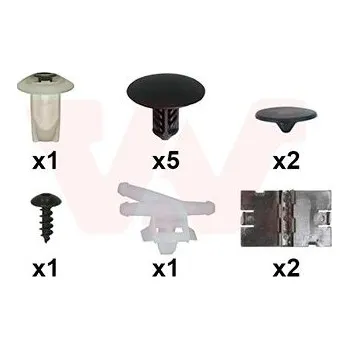 Karosérie Montážní sada, víko motoru VAN WEZEL 4396797