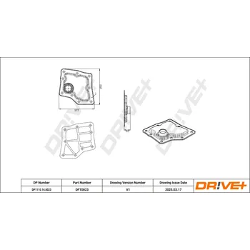 Hydraulický filtr Hydraulický filtr, automatická převodovka DRIVE+ DP1110.14.0023