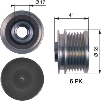 Předstihová spojka GATES OAP7115