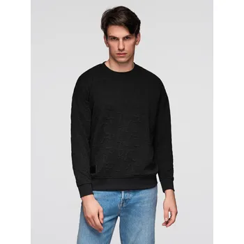 Pánská mikina Pánská mikina Ombre s reliéfními písmeny Ombre černá 3472061