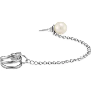 Náušnice Moderní single náušnice 2v1 VBE6013S-PET Troli