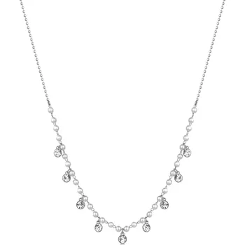 Náhrdelník Okouzlující ocelový náhrdelník s perlami Chant BAH83 Brosway