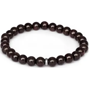 Náramek Korálkový náramek z granátu MINK154/17 Agato