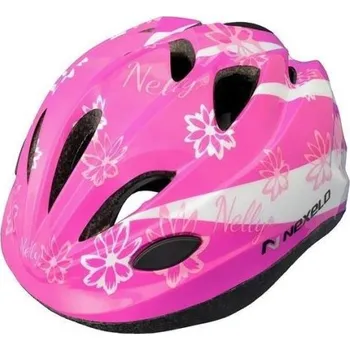 Cyklistická přilba Dětská přilba Nexelo Funny, růžovo-bílá, vel. S (48 - 52 cm)
