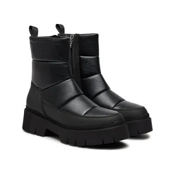 Dámská obuv Polokozačky HUGO Kris 50529838 10252070 01 Černá 40