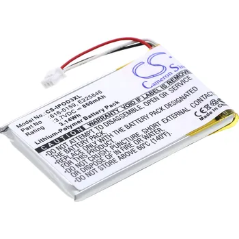 Baterie pro mobilní telefon Baterie Cameron Sino CS-IPOD3XL pro Apple iPOD 40GB M9245LL/A - neoriginální