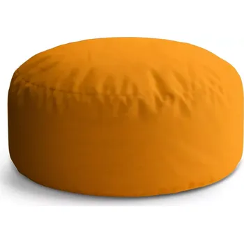 Taburet Sablio Taburet Circle Neonová oranžová: 38x48 cm