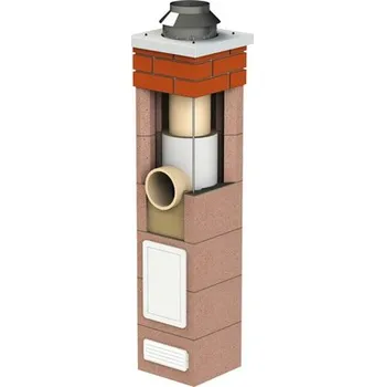 Komín Komín EURO Classic 160 mm, kompletní komínová sestava 6 m