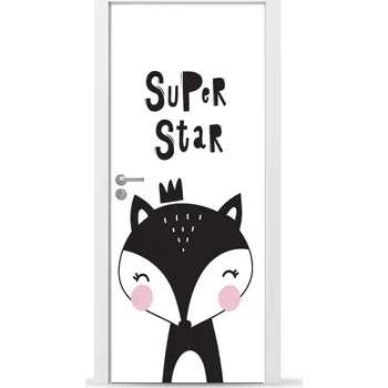 Fototapeta Fólie/Nálepka na VNĚJŠÍ dveře NÁBYTKOVÁ samolepicí SNADNÁ APLIKACE