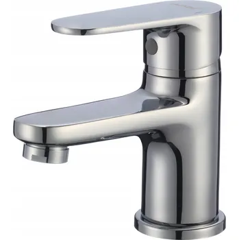 Vodovodní baterie Stojánková umyvadlová baterie Hydroland Nero, stříbrná