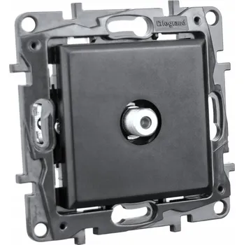 Elektrická zásuvka Anténní zásuvka nástěnná Legrand černá