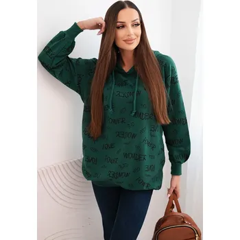 Dámská mikina Kesi Mikina s nápisem mint Barva: Zelená, Velikost: UNI