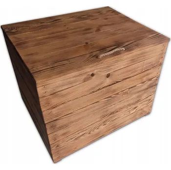 Úložný box Zahradní úložný box W24 dřevěný 80 l hnědý