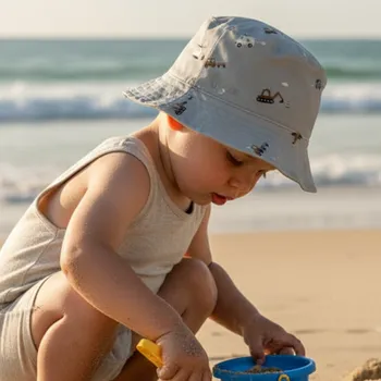 Klobouk LIEWOOD Klobouk Matty - Vehicle/dove blue mix Velikost: 8-10y