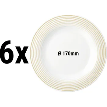 Talíř G.Gastro (6 pieces) SELTMANN WEIDEN | Blues Sand Beige Side Plates – Flat – Sand Beige Porcelain – Oven & Microwave-safe