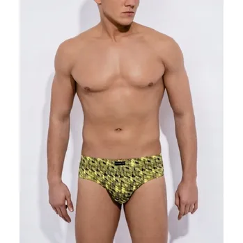 Pánská móda Pánské slipy Atlantic MP-1355 L (40) zelené