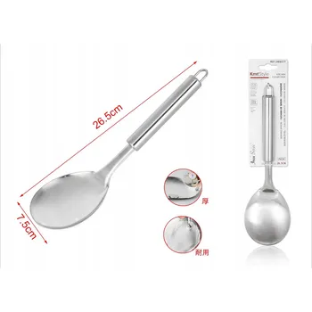 Příbor OCELOVÁ LŽÍCE 29 CM NA VAŘENÍ VELKÁ, PEVNÁ KUCHYŇSKÁ LŽÍCE 26,5 CM