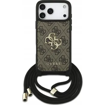 Pouzdro na mobilní telefon Guess Zadní Kryt pro Apple iPhone 17 Pro Max hnědý