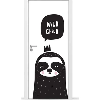 Fototapeta Fólie/Nálepka na VNĚJŠÍ dveře NÁBYTKOVÁ samolepicí SNADNÁ APLIKACE