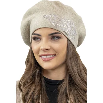 Čepice Dámský baret Vivisence 7051 Barva: Béžová, Velikost: UNI