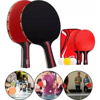Raketový sport SADA NA STOLNÍ TENIS PING PONG RAKETY SÍŤKA MÍČKY