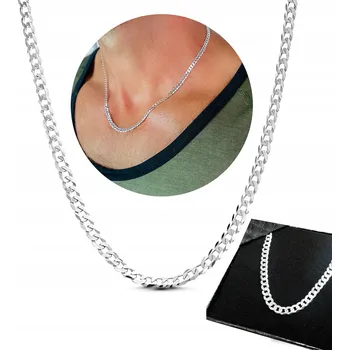 Řetízek Stříbrný řetízek pánský ryzost 925 pancr pánský 50 cm stříbro 5 mm plný