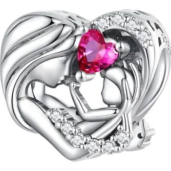 Přívěsek Endy-shop Stříbrný přívěsek korálek matka a dítě