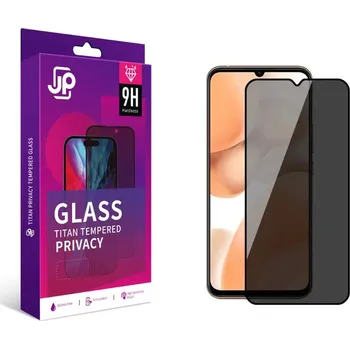 JP Titan Privacy extra odolné tvrzené sklo, Xiaomi Redmi 15C, černé