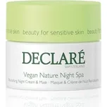 DECLARE NATURE VEGANSKÁ KRÉMOVÁ MASKA NA NOC 50 ML